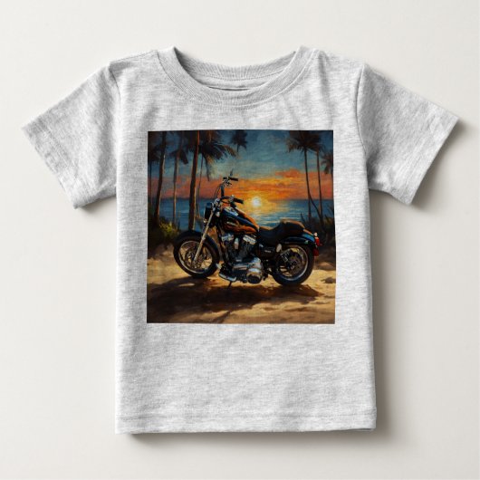 「Avengers Adventure:ベビーTシャツとバイクデザイン ベビーTシャツ (正面)