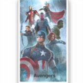 Avengers stiker シール (正面)