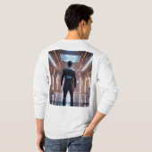 Avengers vs. Cyborgs：エピックバトルTシャツデザイン Tシャツ (裏面フル)