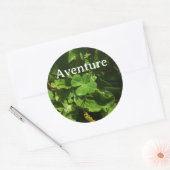 Aventure Trèfle à quatre feuilles ラウンドシール (封筒)