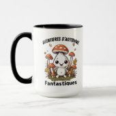 Aventures d'automne fantastiques, mushroom, morel マグカップ (左)