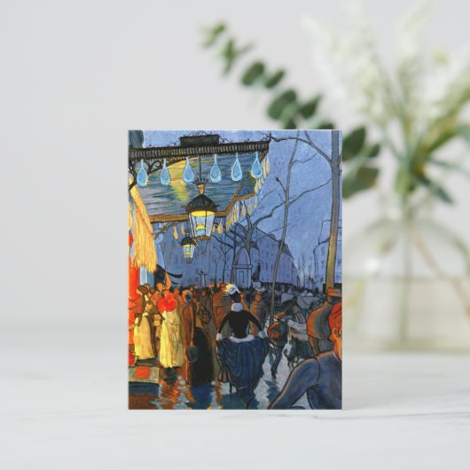 Avenue de Clichy, le Soir, Cinq Heures ポストカード (スタンド正面)