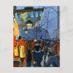 Avenue de Clichy, le Soir, Cinq Heures ポストカード