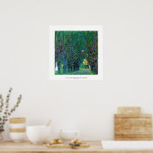 Avenue in schloss kammer park art by Gustavクリムト ポスター (キッチン)