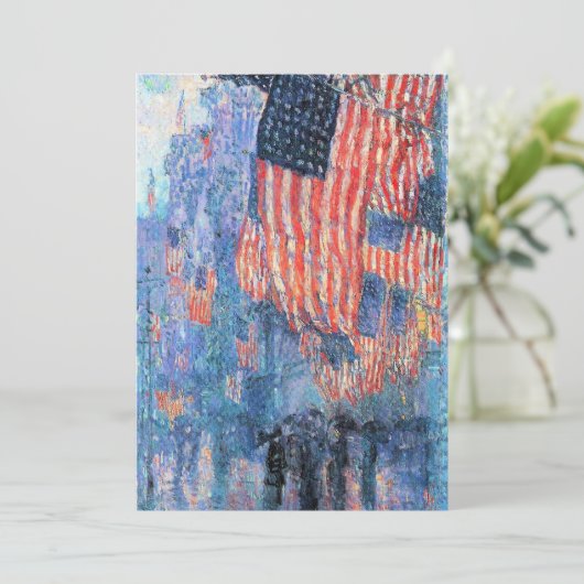 Avenue in the Rain by Frederick Childe Hasssam (スタンド正面)