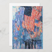 Avenue in the Rain by Frederick Childe Hasssam (正面/裏面)