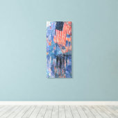 Avenue in the Rain by Frederick Childe Hasssam キャンバスプリント (インサイチュ (ウッドフロア))