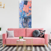 Avenue in the Rain by Frederick Childe Hasssam キャンバスプリント (インサイチュ (リビング))