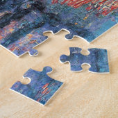 Avenue in the Rain by Frederick Childe Hasssam ジグソーパズル (側面)