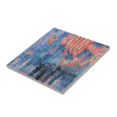 Avenue in the Rain by Frederick Childe Hasssam タイル (側面)