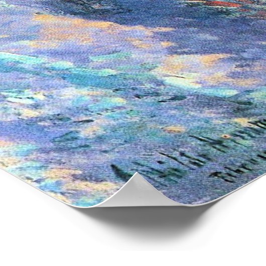 Avenue in the Rain by Frederick Childe Hasssam ポスター (角)