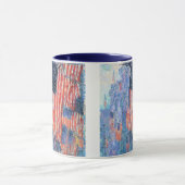 Avenue in the Rain by Frederick Childe Hasssam マグカップ (中央)