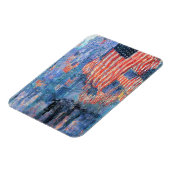 Avenue in the Rain by Frederick Childe Hasssam マグネット (左側)