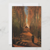 Avenue of Poplars in Autumn by Vincent van ゴッホ (正面)