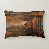 Avenue of Poplars in Autumn by Vincent van ゴッホ アクセントクッション (正面)