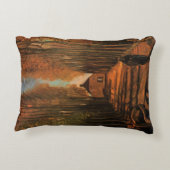 Avenue of Poplars in Autumn by Vincent van ゴッホ アクセントクッション (裏面)