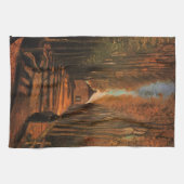 Avenue of Poplars in Autumn by Vincent van ゴッホ キッチンタオル (横)