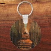 Avenue of Poplars in Autumn by Vincent van ゴッホ キーホルダー (正面)