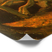 Avenue of Poplars in Autumn by Vincent van ゴッホ ポスター (角)