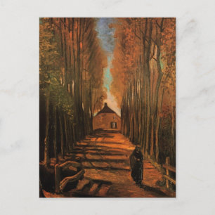 Avenue of Poplars in Autumn by Vincent van ゴッホ ポストカード