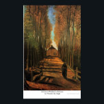 Avenue of Poplars in Autumn by Vincent van Gogh ポスター<br><div class="desc">This painting titled, Avenue of Poplars in Autumn is made by the famous artist, Vincent van Gogh. About Vincent van Gogh Vincent van Gogh saw color as the chief symbol of expression. There is a reason his art connects with the viewers, because van Gogh was determined to give happiness by...</div>
