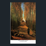 Avenue of Poplars in Autumn by Vincent van Gogh ポスター<br><div class="desc">This painting titled, Avenue of Poplars in Autumn is made by the famous artist, Vincent van Gogh. About Vincent van Gogh Vincent van Gogh saw color as the chief symbol of expression. There is a reason his art connects with the viewers, because van Gogh was determined to give happiness by...</div>