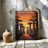 Avenue of the Baobabs Madagascar Canvas Wall Art キャンバスプリント