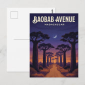 Avenue of the Baobabs, Morondava, Menabe ポストカード (正面/裏面)