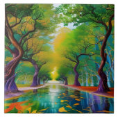 Avenue of Trees紅葉 タイル (正面)