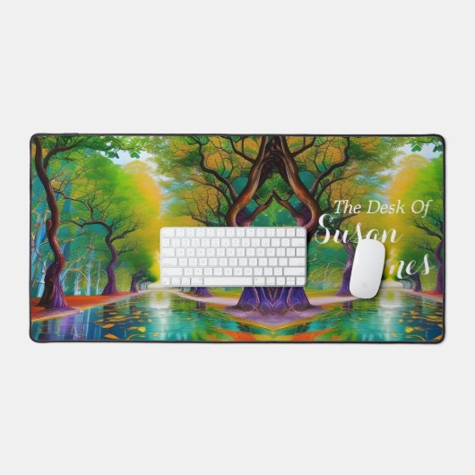 Avenue of Trees紅葉 デスクマット (キーボード&マウス)