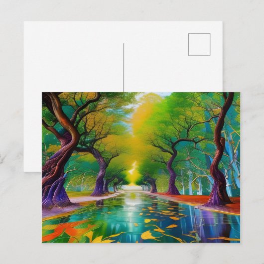 Avenue of Trees紅葉 ポストカード (正面/裏面)