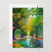 Avenue of Trees紅葉 ポストカード (正面/裏面)