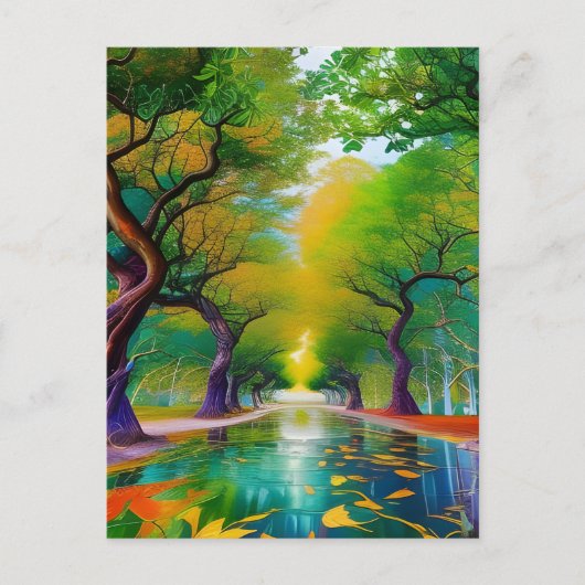 Avenue of Trees紅葉 ポストカード (正面)