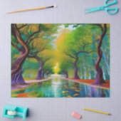 Avenue of Trees紅葉 薄葉紙 (クラフト)