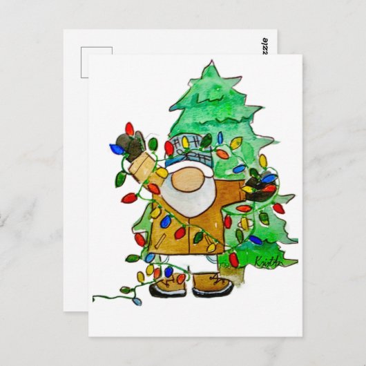 Average Tangled Gnome ポストカード (正面/裏面)