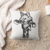 Averyのキリンのアクセントの枕 クッション (ブランケット)