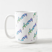 Averyのクラシックで白いマグ コーヒーマグカップ (左)