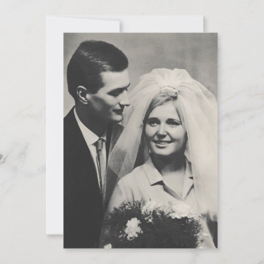 AVERYミニマモダンリストによる誓いの更新 招待状 (裏面)