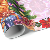 AVERY ～クリスマスガールと猫～ ラッピングペーパー (ロールコーナー)