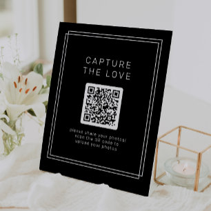 AVERY モダン Black Capture the Love 結婚's 台座サイン