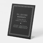 AVERY BLACK In Loving Memory結婚's Memorial 台座サイン (正面)
