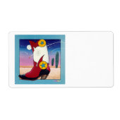 AVERY LABEL – すべてのドレスアップカウボーイブーツ ラベル (正面)