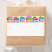 AVERY LABELS - ポップ・アートの Art CUPCAKES ラベル (インサイチュ)