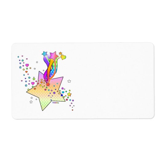 AVERY LABELS - STAR ポップ・アートの ART ラベル (正面)