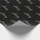 Avery white gold Handwriting Geschenkpapier ラッピングペーパー (角)