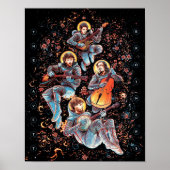 avett tour cartoon brothers 2020 mntv ポスター (正面)