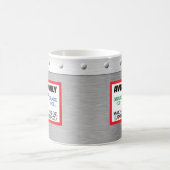 AVGAS / 100LL燃料のみ11oz コーヒーマグカップ (中央)