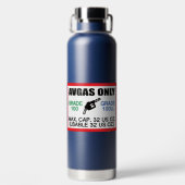 AVGAS / 100LL燃料のみ ウォーターボトル (背面)