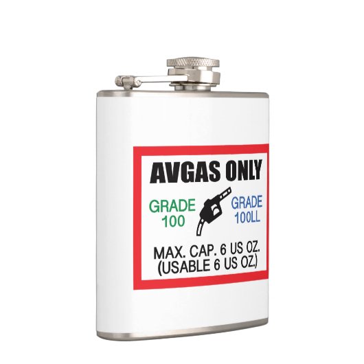 AVGAS / 100LL燃料のみ フラスク (右)