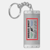 AVGAS / 100LL燃料専用アクリル キーホルダー (正面左)